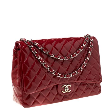 do any vintage chanel bags have red interor|chanel classic flap red.